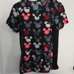 Disney Black and Red Women's Top